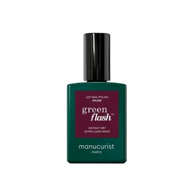 Manucurist, Green Flash Nail Polish, lakier do paznokci, Prune, 15 ml