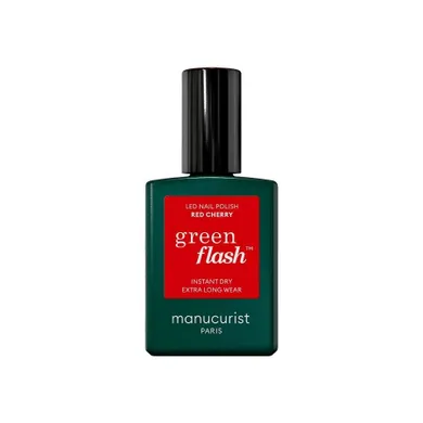 Manucurist, Green Flash Nail Polish, lakier do paznokci, Red Cherry, 15 ml