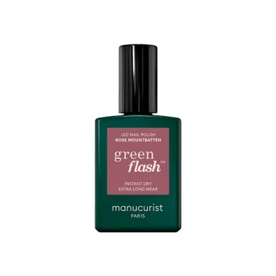 Manucurist, Green Flash Nail Polish, lakier do paznokci, Rose Mountbatten, 15 ml