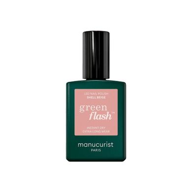 Manucurist, Green Flash Nail Polish, lakier do paznokci, Shell Beige, 15 ml