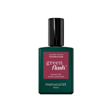 Manucurist, Green Flash Nail Polish, lakier do paznokci, Victoria Plum, 15 ml