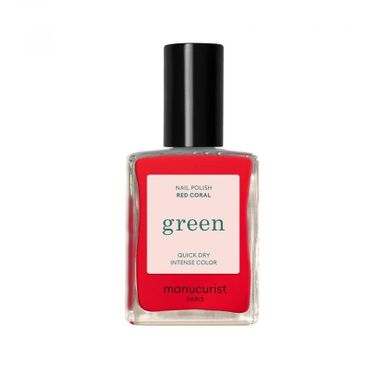 Manucurist, Green Nail Polish, lakier do paznokci, Red Coral, 15 ml