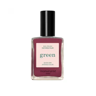 Manucurist, Green Nail Polish, lakier do paznokci, Victoria Plum, 15 ml