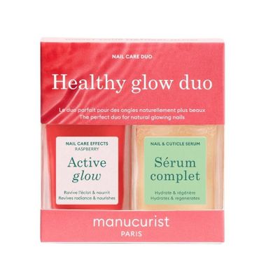 Manucurist, Healthy Glow Duo, zestaw pielęgnacyjny do paznokci, 2-15 ml