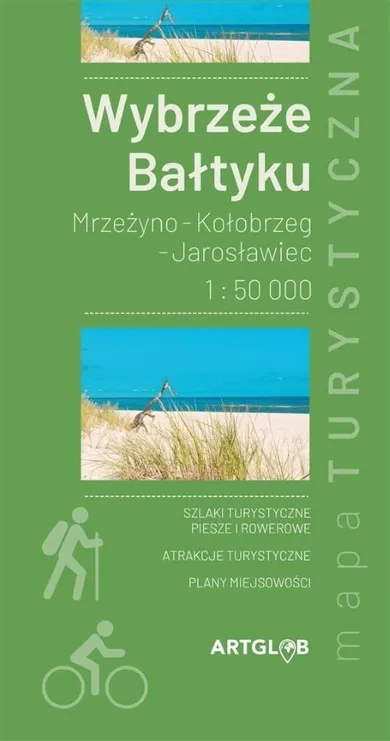 Mapa - Wybrzeże Bałtyku 1:50 000