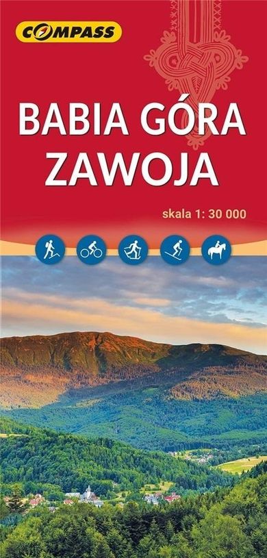 Mapa. Babia Góra Zawoja 1:30 000