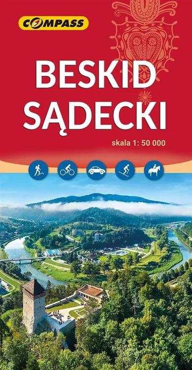Mapa. Beskid Sądecki 1:50 000