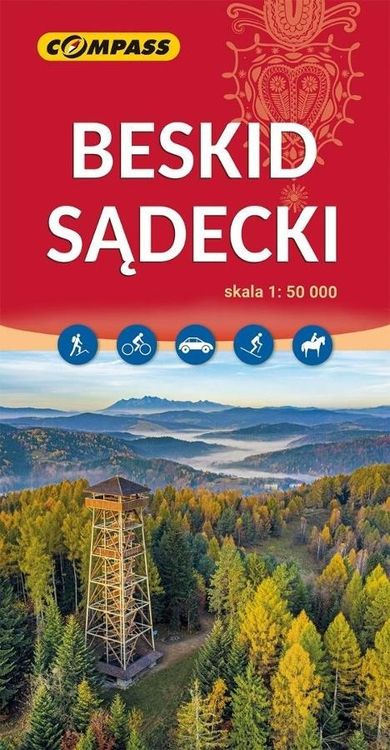 Mapa. Beskid Sądecki 1:50 000