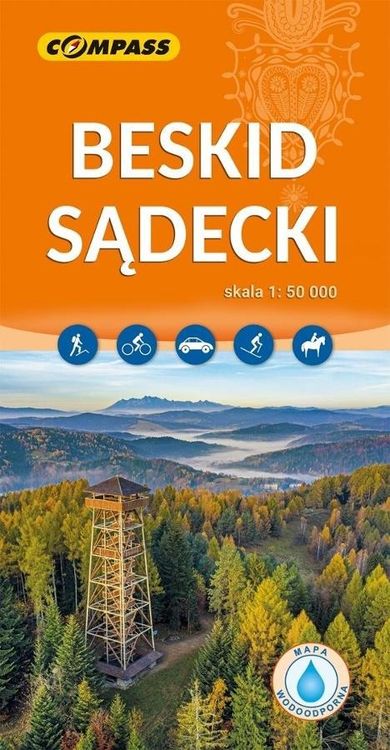 Mapa. Beskid Sądecki 1:50 000