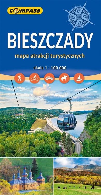 Mapa. Bieszczady 1:100 000