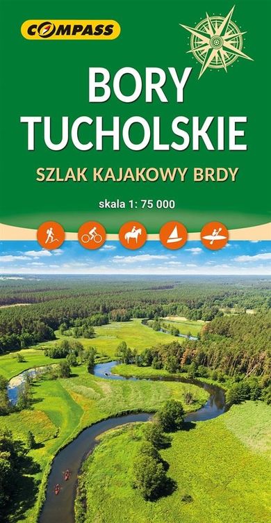 Mapa. Bory Tucholskie 1:75 000