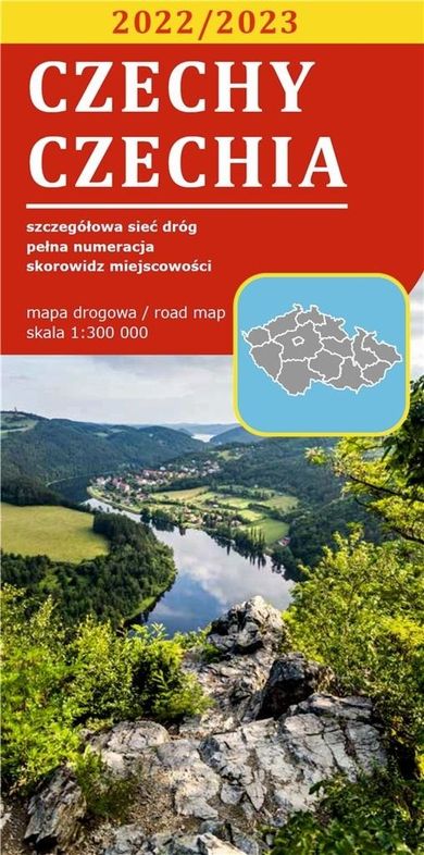 Mapa drogowa. Czechy 1:440 000
