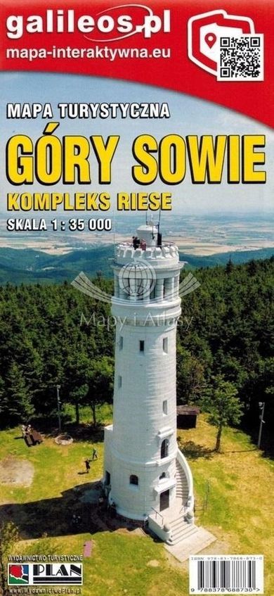Mapa. Góry Sowie 1:35 000 laminowana
