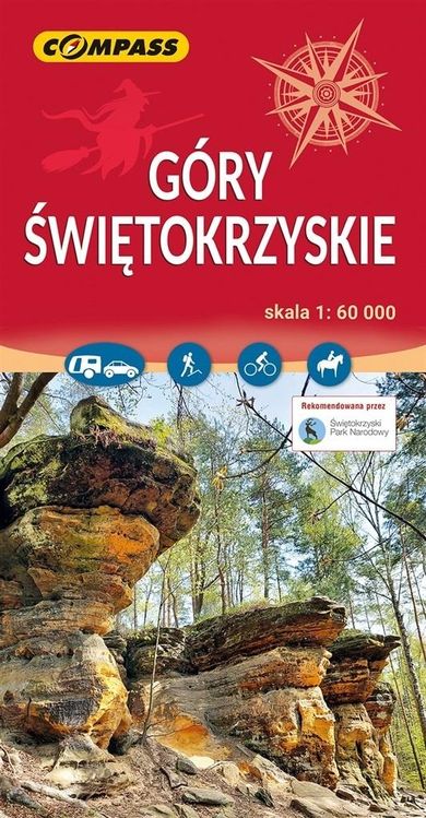 Mapa. Góry Świętokrzyskie 1:60 000