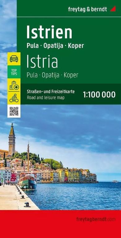 Mapa Istria Pula 1:100 000