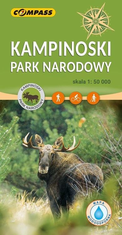 Mapa. Kampinoski Park Narodowy 1:50 000
