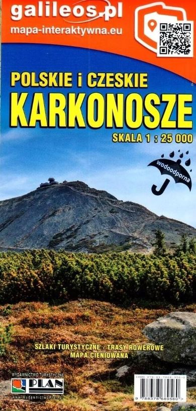 Mapa. Polskie i Czeskie Karkonosze 1:25 000