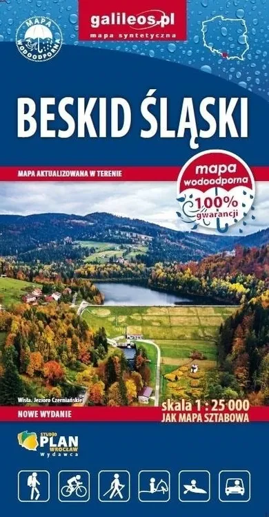 Mapa syntetyczna. Beskid Śląski 1:25 000