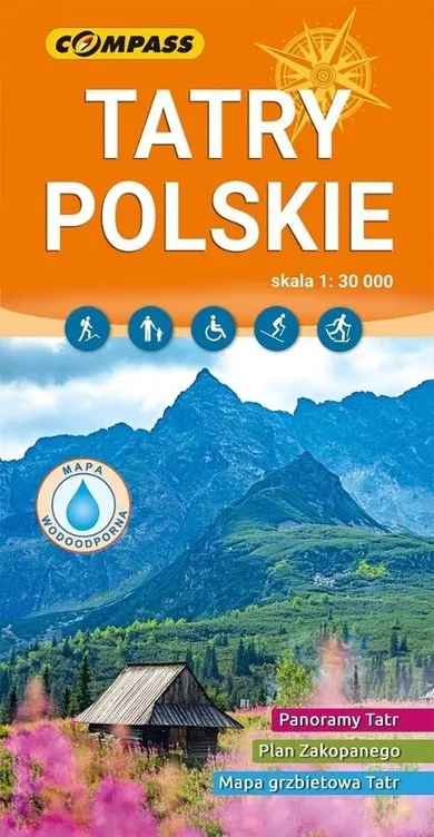 Mapa. Tatry Polskie 1:30 000