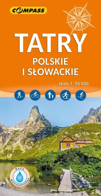 Mapa. Tatry Polskie i Słowackie 1:50 000