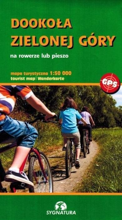Mapa turystyczna. Dookoła Zielonej Góry