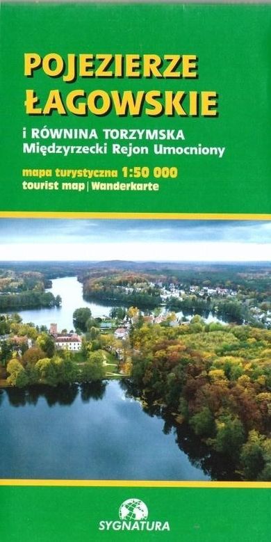 Mapa turystyczna. Pojezierze Łagowskie i Równina Torzymska
