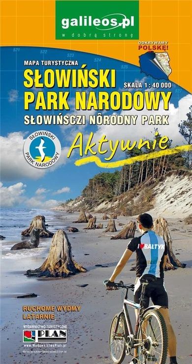 Mapa turystyczna. Słowiński Park Narodowy 1:40 000