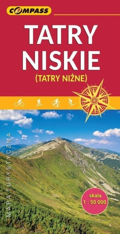 Mapa turystyczna. Tatry Niskie 1:50 000