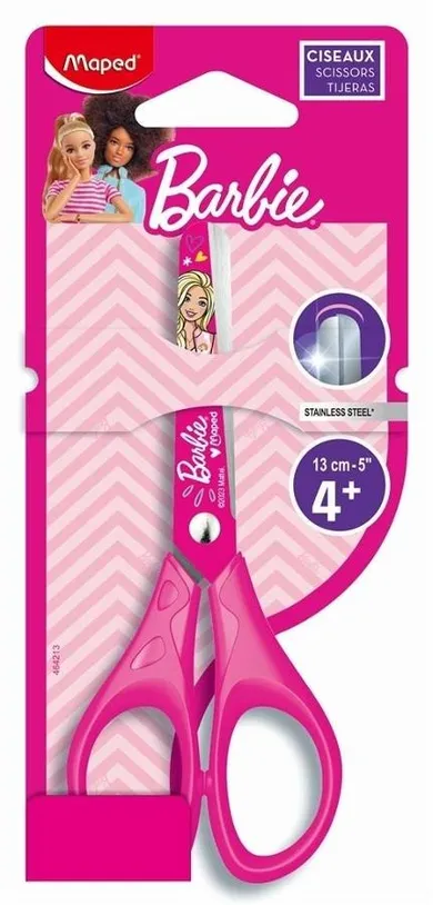 Maped, Barbie, nożyczki szkolne, 13 cm