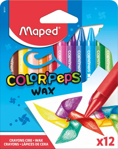 Maped, Color'Peps, kredki świecowe, 12 szt.