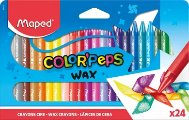 Maped, Color'peps, kredki świecowe, 24 kolorów