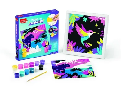 Maped Creativ, malowanie po numerach, Lepard i Ptaszek