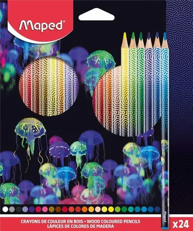 Maped, Deepsea, kredki, 24 szt.