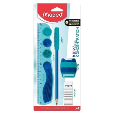 Maped, KidyLearn Concentration, zestaw szkolny, 5 elementów