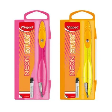 Maped, Neon Study, cyrkiel z wkładami, 1 szt.