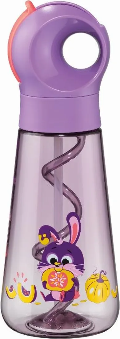 Maped, Picnik Miniz, butelka ze słomką, Króliczek, 500 ml