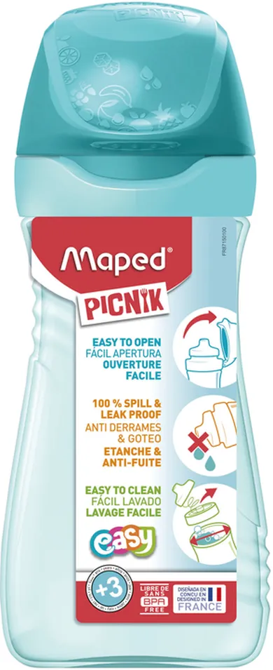 Maped Picnik, Origins, bidon, butelka, turkusowa, 430 ml