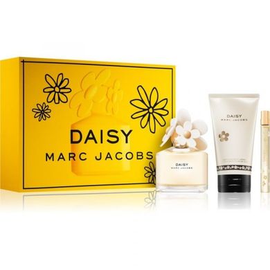 Marc Jacobs, Daisy, zestaw: woda toaletowa, spray, 100 ml + miniaturka wody toaletowej, 10 ml + balsam do ciała, 150 ml