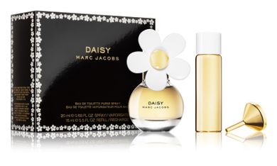 Marc Jacobs, Daisy, zestaw: woda toaletowa, spray, 20 ml + wymienny wkład, 15 ml