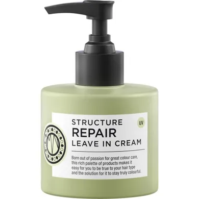 Maria Nila, Structure Repair Leave In Cream, krem bez spłukiwania do włosów suchych i zniszczonych, 200 ml