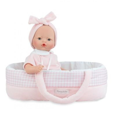 Marina&pau, lalka hiszpańska, płacząca, Pitus Baby w nosidełku