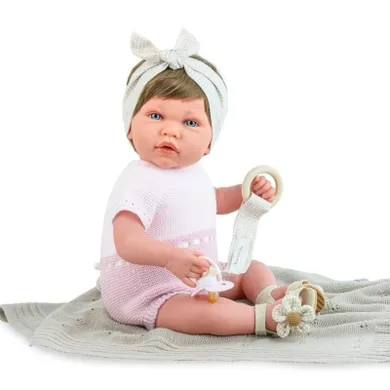 Marina&pau, lalka hiszpańska, Reborn Ane Vichy Flower, 45 cm