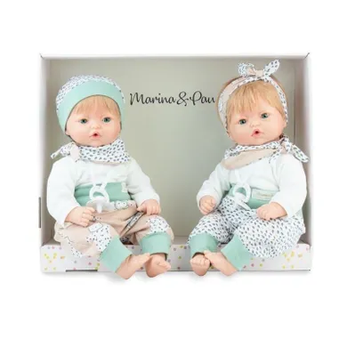 Marina&Pau, Pitus Zoo, zestaw płaczących lalek hiszpańskich, bliźniacy