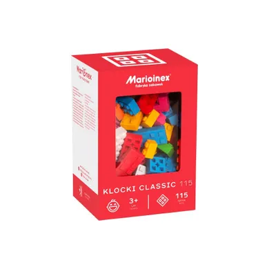 Marioinex, Classic, klocki konstrukcyjne, 115 elementów
