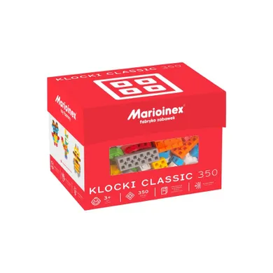 Marioinex, Classic, klocki konstrukcyjne, 350 elementów