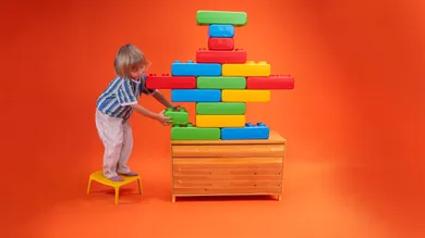 Marioinex, klocki budowlane, cegły, klocki XXL, 16 elementów