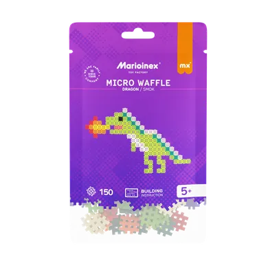 Marioinex, Micro Waffle, Dragon, klocki konstrukcyjne, 150 elementów