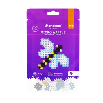 Marioinex, Micro Waffle, Ważka, klocki konstrukcyjne, 150 elementów