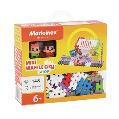 Marioinex, Mini Waffle, City, Sklep, klocki konstrukcyjne, 148 elementów