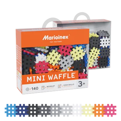 Marioinex, Mini Waffle, klocki konstrukcyjne, 140 elementów